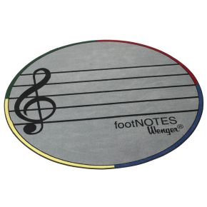 footNOTES Music Rug 7&#039;7&quot; Round