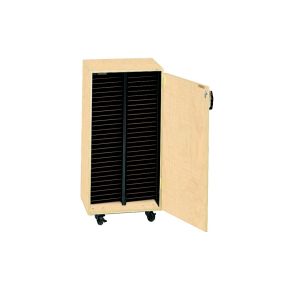 Mobile Band/Orchestra Folio, 2 column, 1.5" spacing, Composite Wood, Fusion Maple, double door