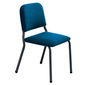 Musician Chair Black Frame/Blue Seat 19.5"