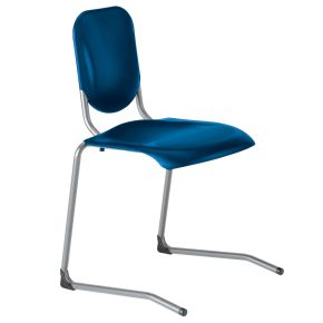 Nota ConBRIO Standard Chair Chrome Frame/Blue Seat 19"
