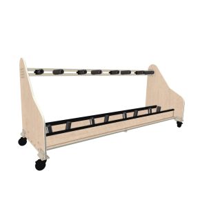 Tuba & Sousaphone Rack,4-unit,Wenger Maple,Composite Wood