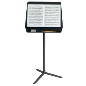 Bravo Music Stand Black Desk/Black Post