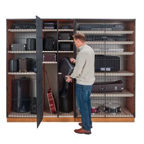 Storing musical instruments top