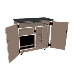 Mobile Media Cabinet