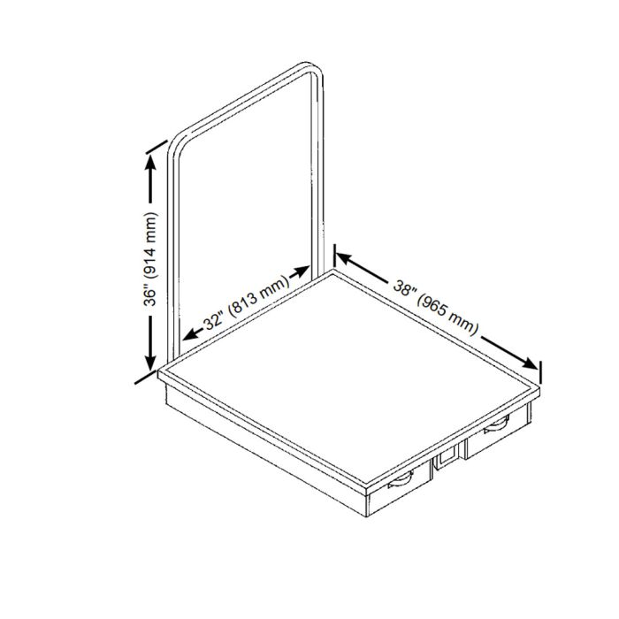 Upper Podium with rail