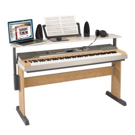 Digital piano stand with cover best sale